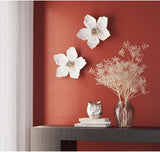 Kare Design decoración de pared Orquídea, blanco, XL, decoración de pared, aspecto de flor de orquídea, hecho a mano, 25x24x7 cm (alto/ancho/fondo) Estatuillas y esculturas Naty Shop