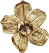 Kare Design decoración de pared Orquídea, blanco, XL, decoración de pared, aspecto de flor de orquídea, hecho a mano, 25x24x7 cm (al/a/p) Estatuillas y esculturas Naty Shop Oro 40L X 3B Cm