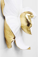 Kare Design decoración de pared Orquídea, blanco, XL, decoración de pared, aspecto de flor de orquídea, hecho a mano, 25x24x7 cm (alto/ancho/fondo) Estatuillas y esculturas Naty Shop