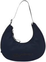 KARL LAGERFELD JEANS Bolso Moon Essential de nailon para mujer Bolsos Mujer Naty Shop Pizarra Oscuro