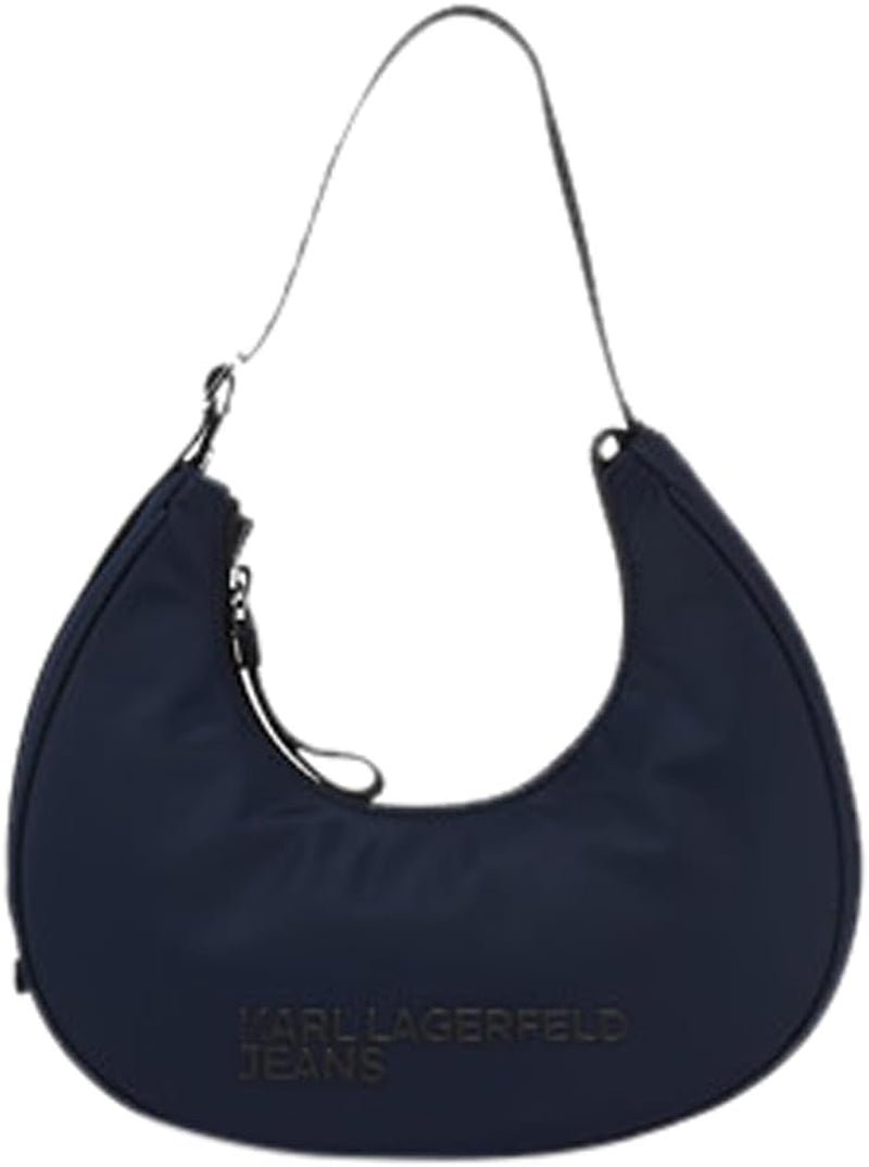 KARL LAGERFELD JEANS Bolso Moon Essential de nailon para mujer Bolsos Mujer Naty Shop Pizarra Oscuro
