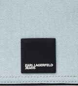 Karl Lagerfeld Jeans Bandolera Box Logo Camera Bag Mujer, Azul Claro Bolsos Mujer Naty Shop
