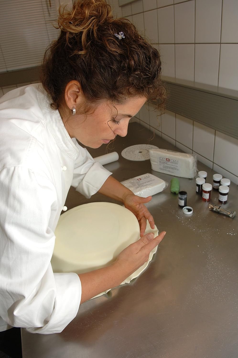 KOPYFORM rollo fondant Arctic White® 5kg, blanco Pasta de azúcar Naty Shop