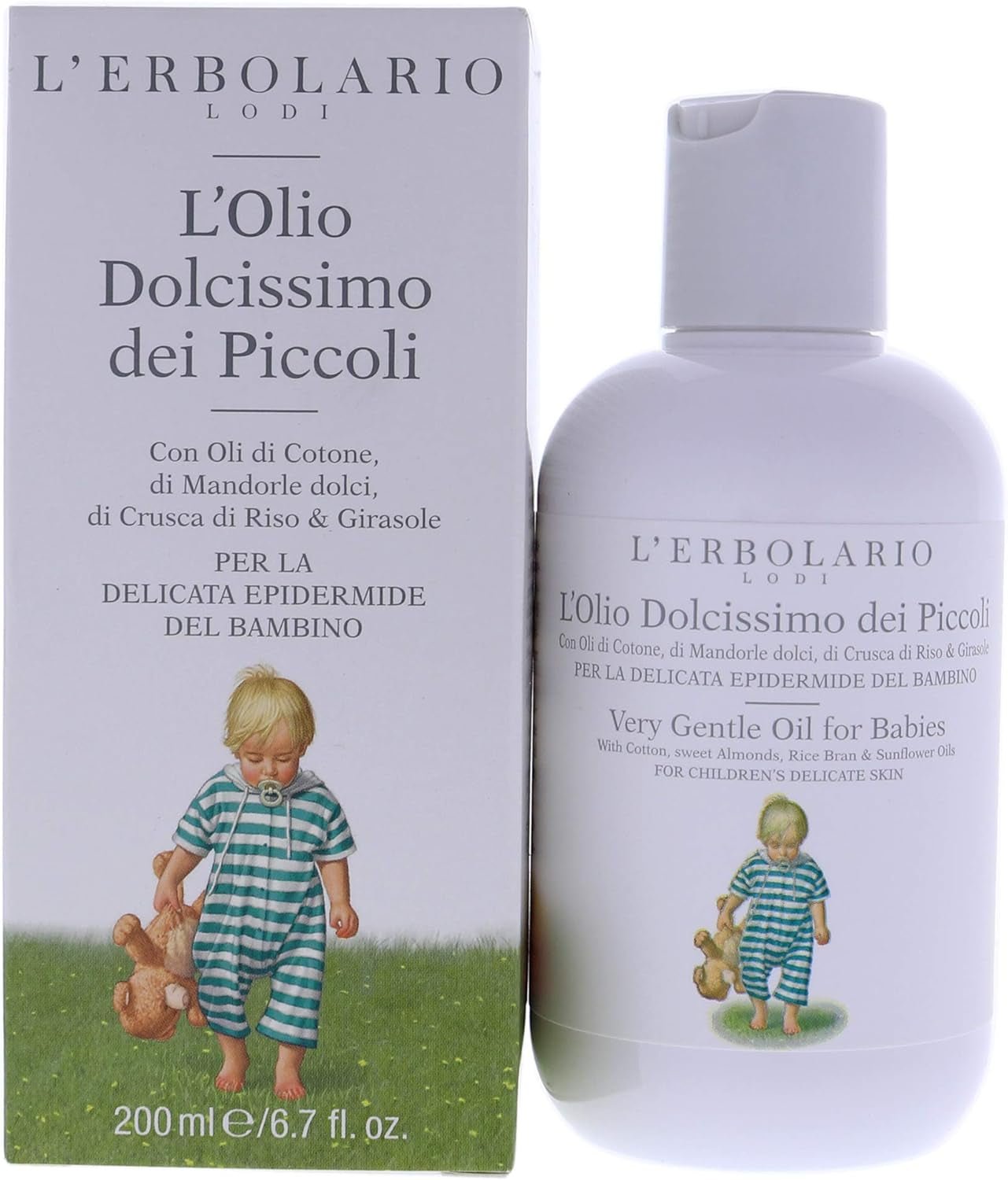 L'Erbolario aceite bebé y cuidado infantil, 1 paquete (1 x 200 ml) Infantil - Baño y Cuidado Naty Shop Título predeterminado