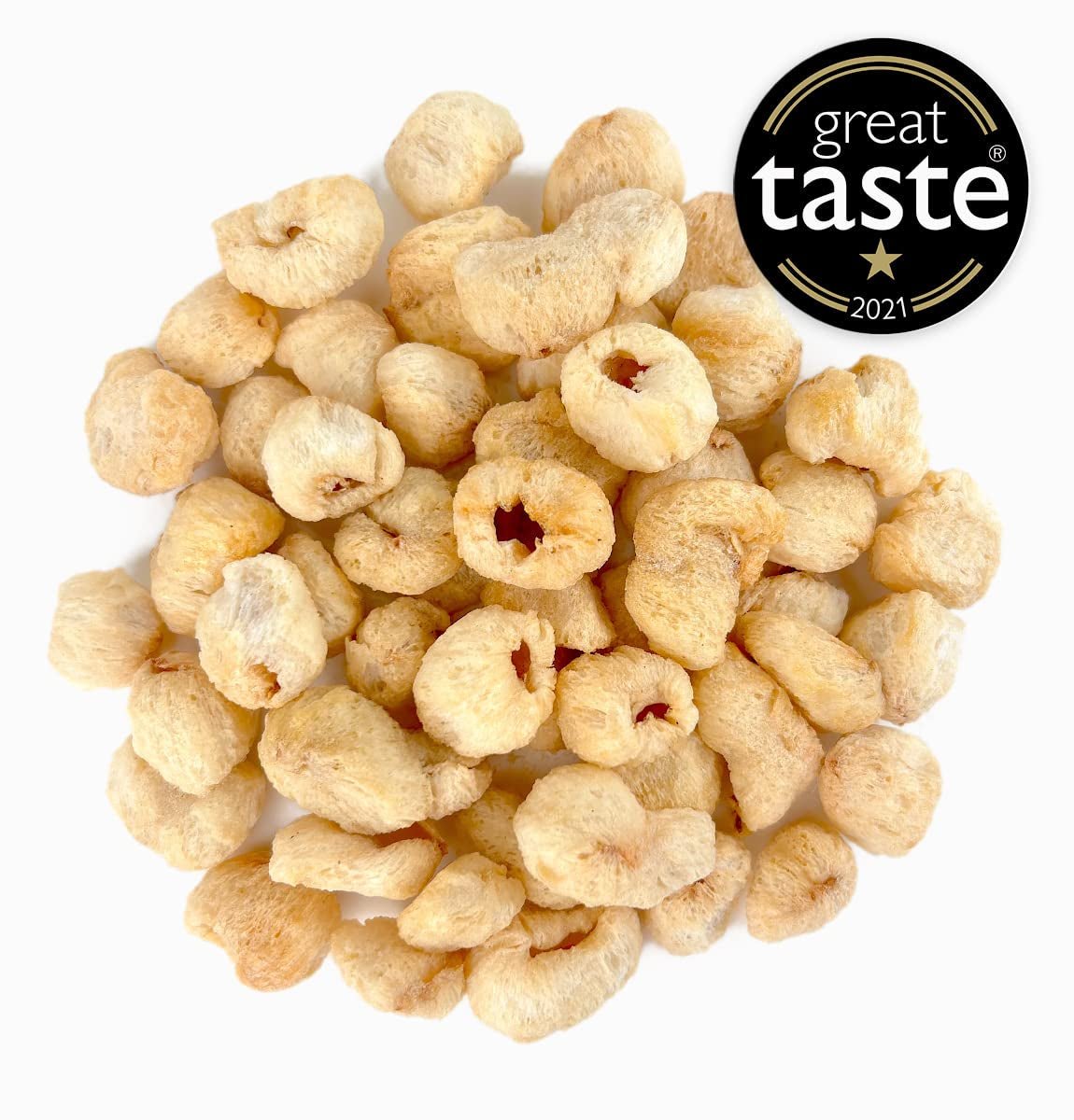 Lichi seco BRIX | Lichi natural, seco 95 g | Premio Gran Sabor a los Frutos Secos | Sin OGM, Sin Gluten, Vegano, Vitaminas En Conserva Naty Shop Productos Deshidratados