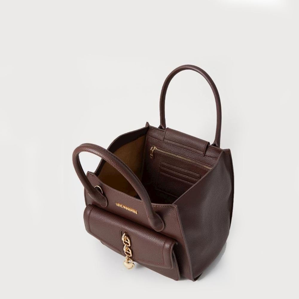Love Moschino Bolso De Hombro Marrón Oscuro Talla Única Bolsos Mujer Naty Shop
