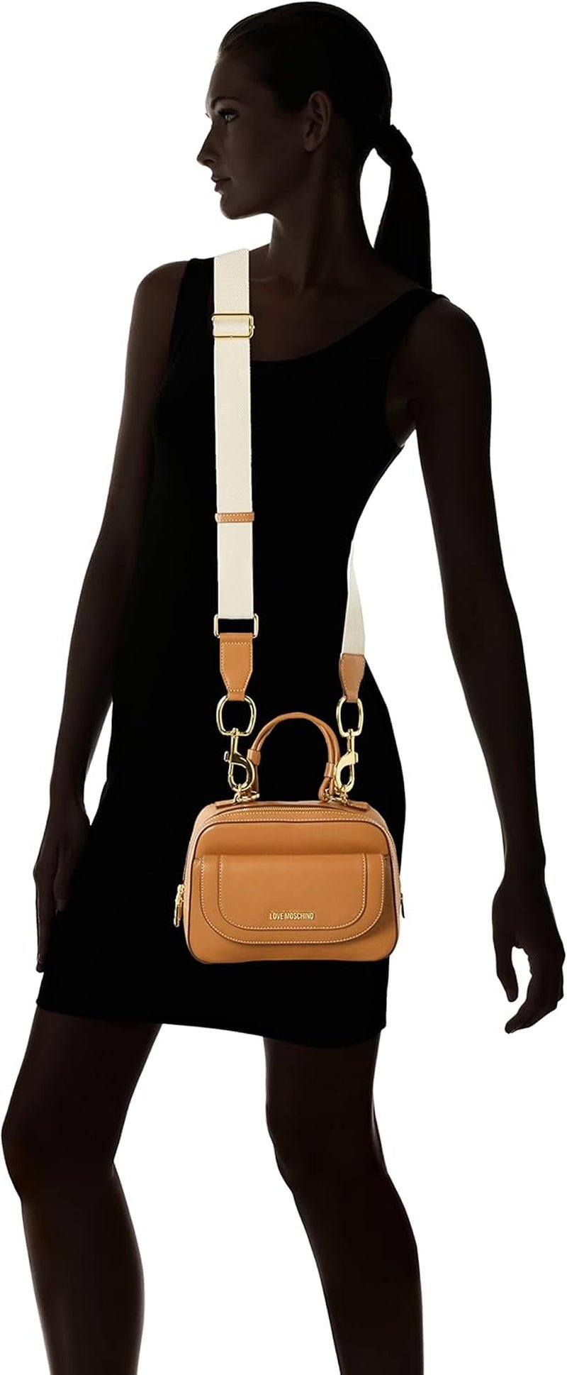 Love Moschino Jc4116pp1glr0201 Bolso De Mano, Camel Bolsos Mujer Naty Shop