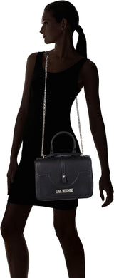 Bolso bandolera Love Moschino Jc4210pp0a, negro (Black Pebble) Bolsos Mujer Naty Shop