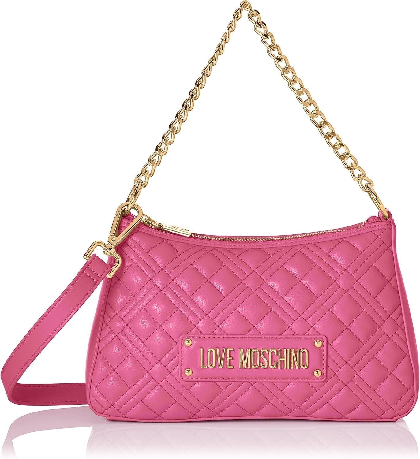 Love Moschino Jc4135pp1gla0 Bolso De Hombro Mujer, 16X26X9 Bolsos Mujer Naty Shop Rosa