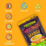 Mango liofilizado: 100g de fruta liofilizada procedente de trozos tiernos de mango sin azúcar añadido - mango seco - mango seco - frutos secos - frutos secos de NutriPur Productos deshidratados Naty Shop