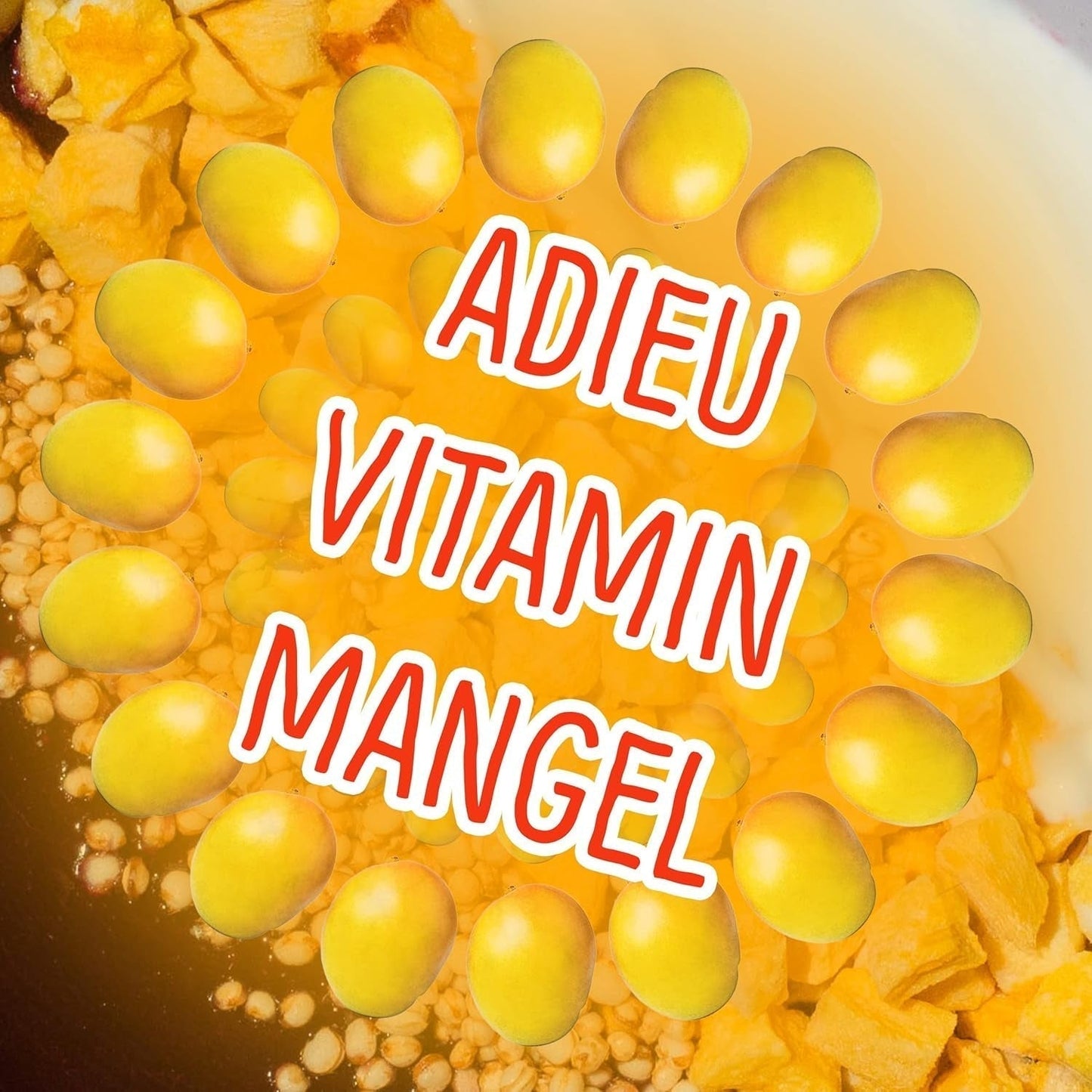 Mango liofilizado: 100g de fruta liofilizada procedente de trozos tiernos de mango sin azúcar añadido - mango seco - mango seco - frutos secos - frutos secos de NutriPur Productos deshidratados Naty Shop