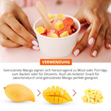 Mango liofilizado, 250g fruta liofilizada, sin añadidos, afrutado, made in Germany Productos deshidratados Naty Shop