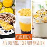 Mango liofilizado, 250g fruta liofilizada, sin añadidos, afrutado, made in Germany Productos deshidratados Naty Shop