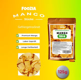 Mango liofilizado trozos grandes Fruta liofilizada Sin aditivos Mango 100% puro natural Mango liofilizado Frutos secos Mango seco 125g de Foozia (125g) Productos deshidratados Naty Shop