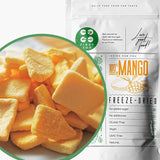 Mango liofilizado | Mango liofilizado sin azúcar añadido | Mango liofilizado Fruta del mango Mango seco | Mango seco Frutos secos sin aditivos | ZingyZoo Mango Deshidratado (100g) Naty Shop Productos Deshidratados Trozos 100G