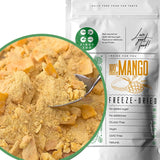 Mango liofilizado | Mango liofilizado sin azúcar añadido | Mango liofilizado Fruta del mango Mango seco | Mango seco Frutos secos sin aditivos | ZingyZoo Mango Desecado (100g) Productos Deshidratados Naty Shop Trozos Triturados 300G