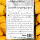 Mango liofilizado | Mango liofilizado sin azúcar añadido | Mango liofilizado Fruta del mango Mango seco | Mango seco Frutos secos sin aditivos | Mango seco ZingyZoo (100g) Naty Shop productos deshidratados