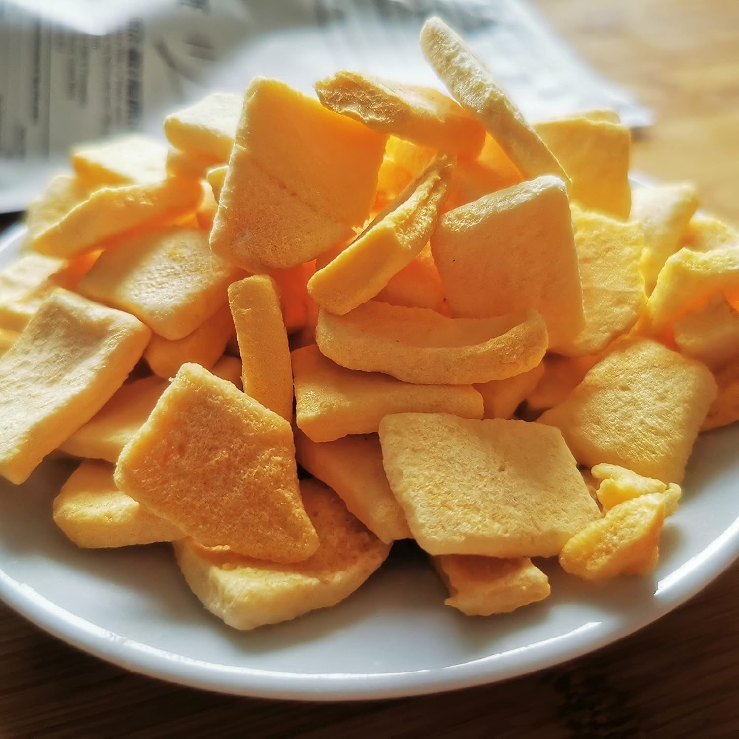 Mango liofilizado | Mango liofilizado sin azúcar añadido | Mango liofilizado Fruta del mango Mango seco | Mango seco Frutos secos sin aditivos | Mango seco ZingyZoo (100g) Naty Shop productos deshidratados