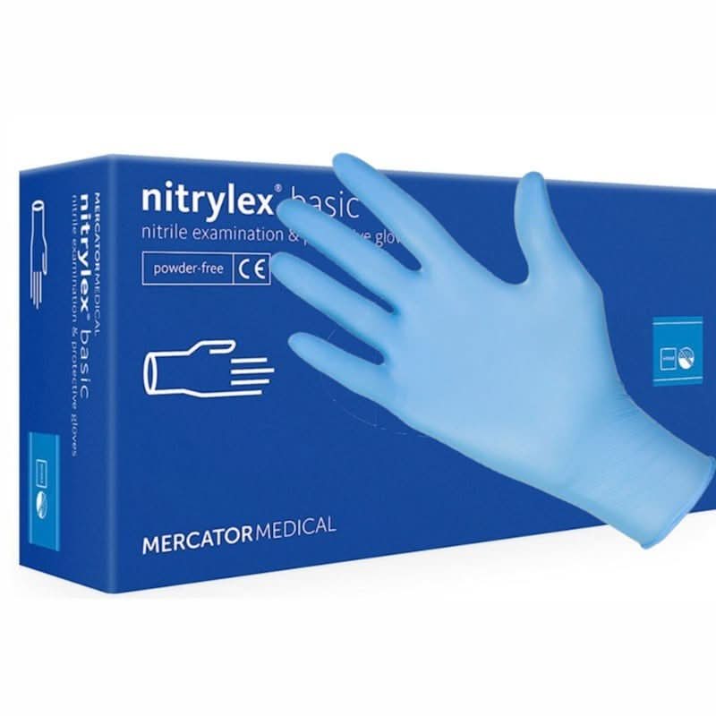 Nitrilex guantes nitrilo azul sin polvo 100uds talla L Nati Shop