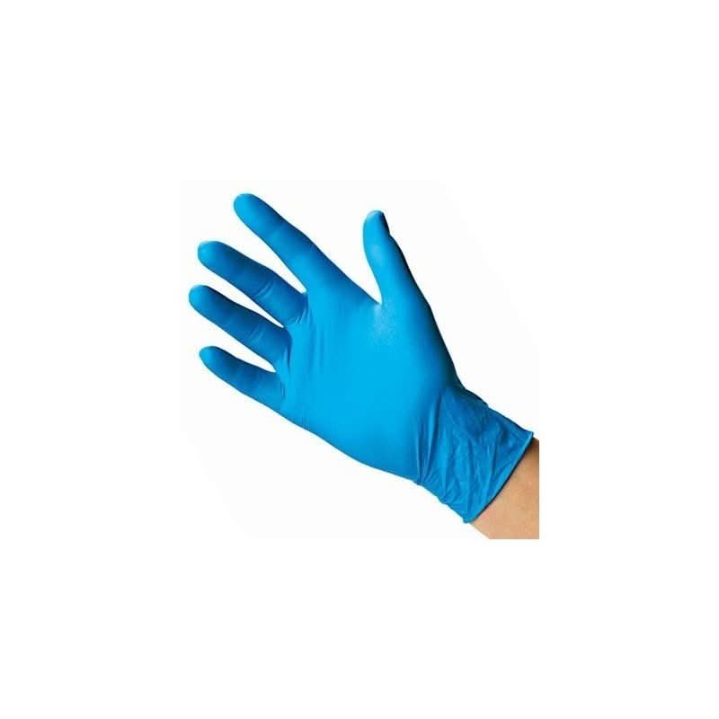 Guantes nitrilo sin polvo azules Nitrylex 100uds, talla S Nati Shop