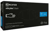 Nitrilex guantes nitrilo sin polvo negros 100uds, talla S Nati Shop