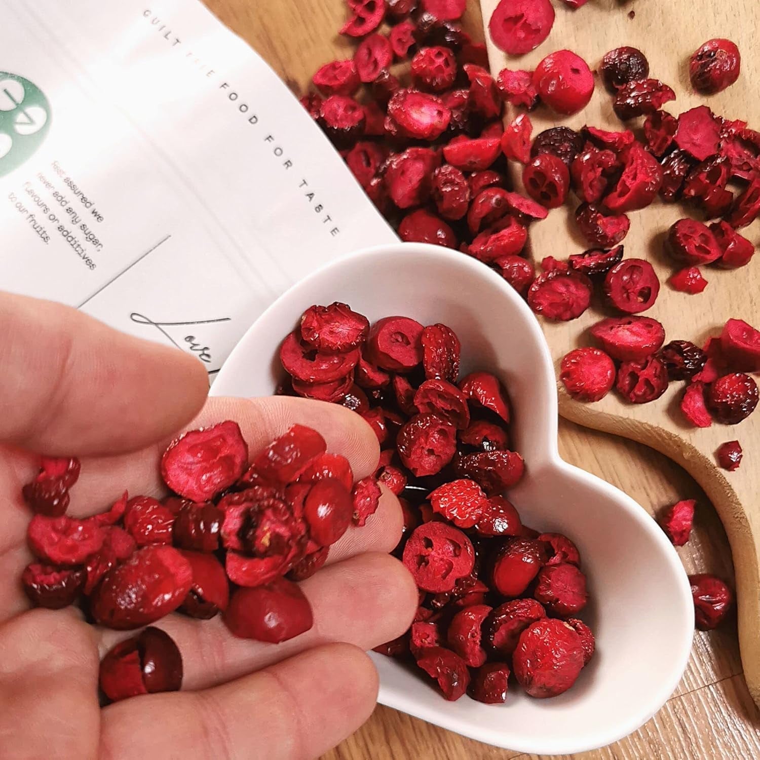 Arándanos liofilizados sin azúcar | XL 250g Arándanos naturales liofilizados sin azúcar | Frutas silvestres naturales liofilizadas | Arándanos liofilizados | ZingyZoo Productos deshidratados Naty Shop