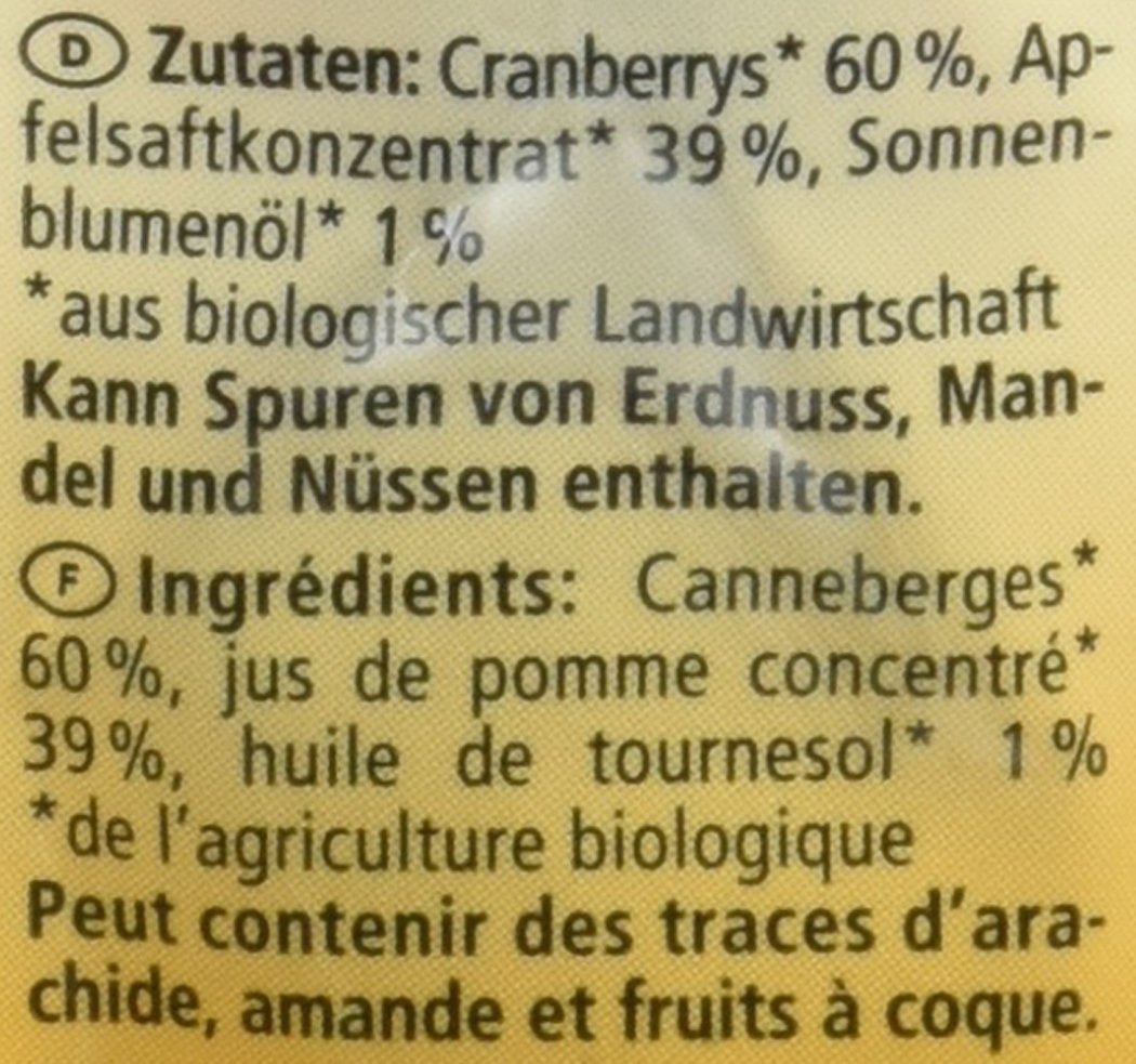 Arándanos rojos ecológicos, 100g Naty Shop productos deshidratados