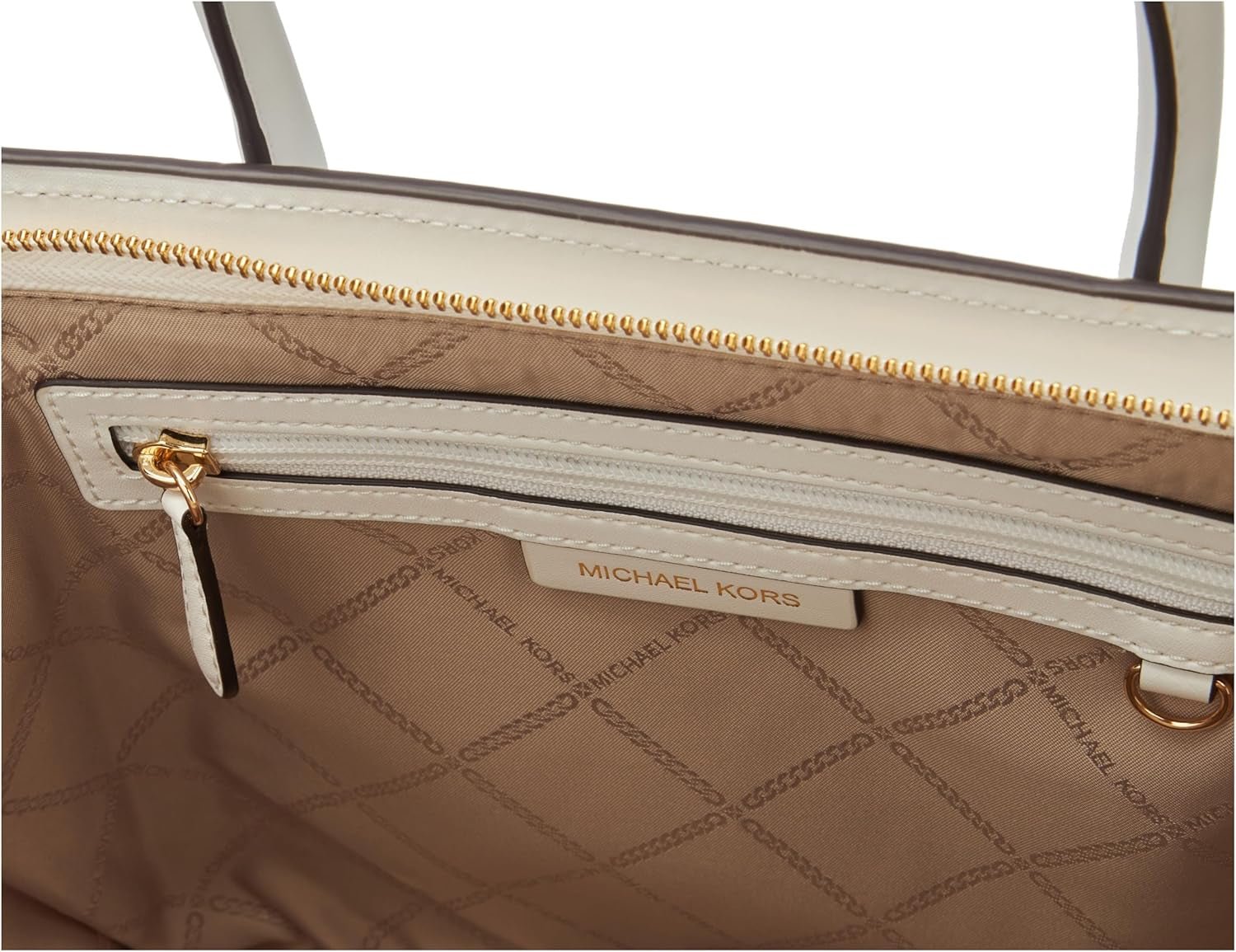 MICHAEL KORS Bolso Satchel Avril LG TZ de mujer, Opticwhite Bolsos Mujer Naty Shop