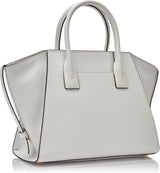 MICHAEL KORS Bolso Satchel Avril LG TZ de mujer, Opticwhite Bolsos Mujer Naty Shop