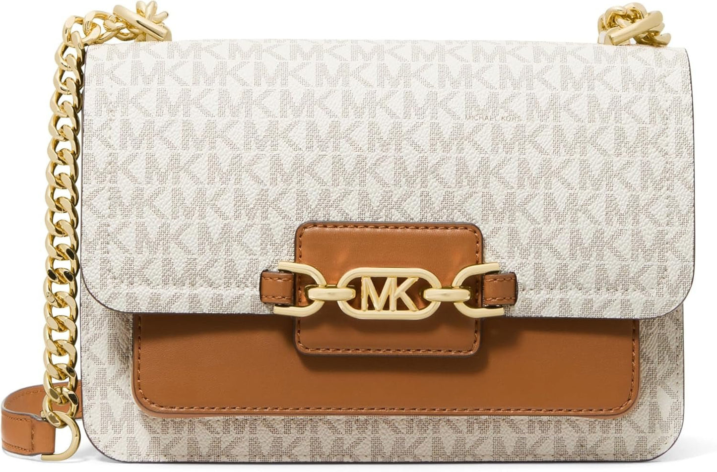 Michael Kors Bolso De Hombro Naty Shop Bolsos Mujer Vainilla/Acrn