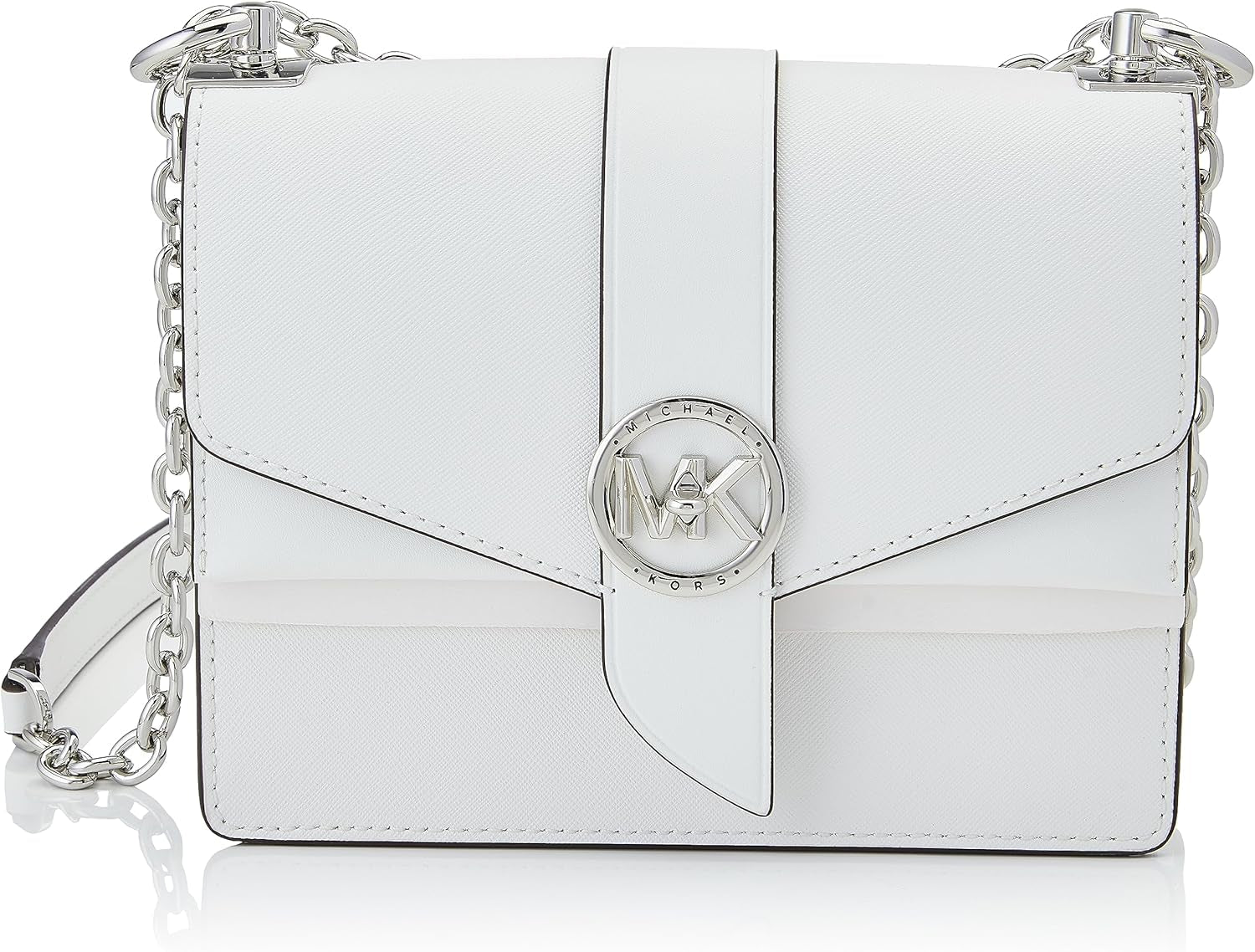 Michael Kors Bolso Greenwich Sm Conv Xbody Mujer Bolsos Naty Shop Optical white