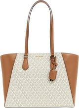 Michael Kors Bolso Tote Lg Mf Tz Bolsos Mujer Naty Shop Vainilla/Acrn