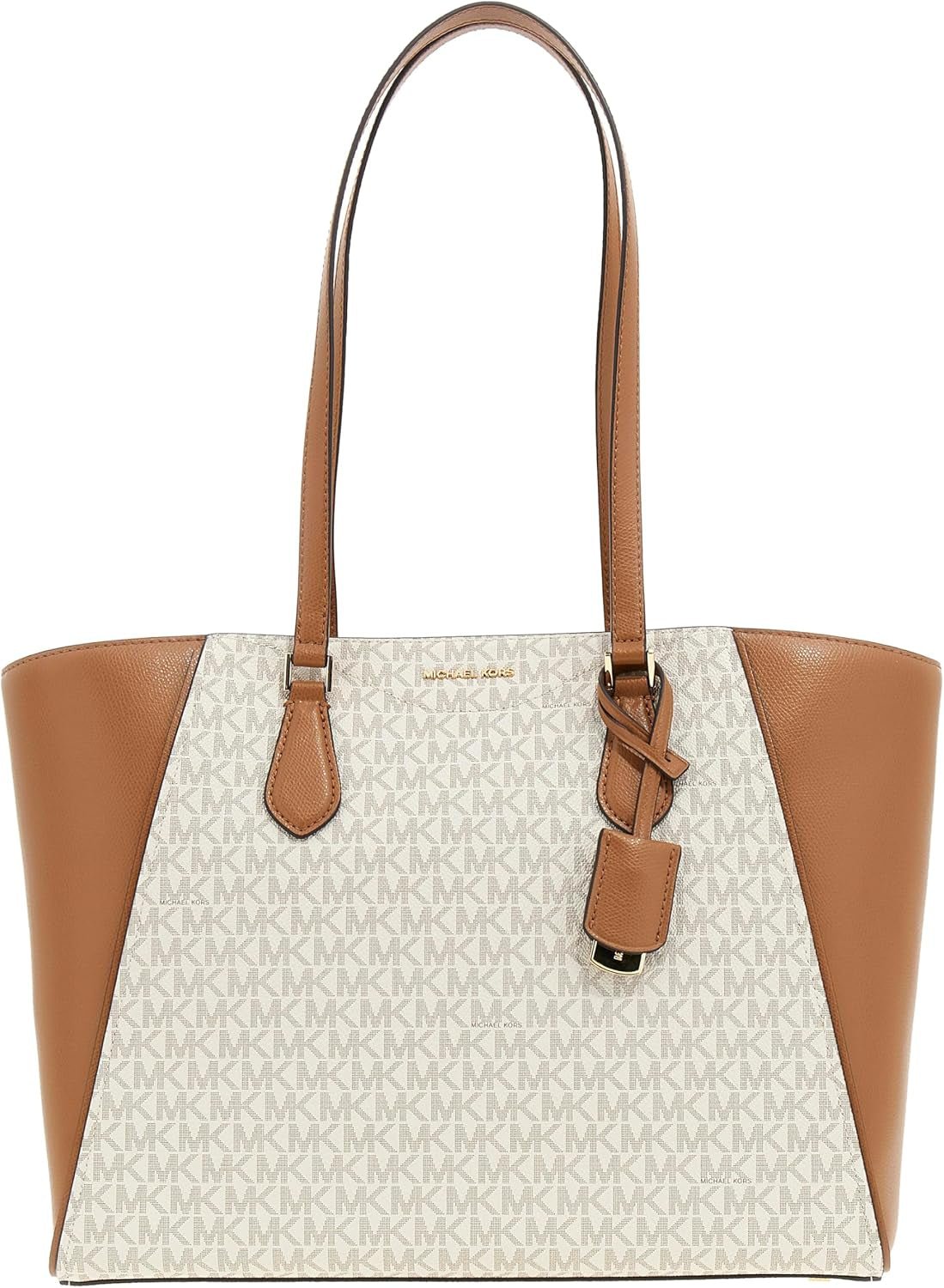 Michael Kors Bolso Tote Lg Mf Tz Bolsos Mujer Naty Shop Vainilla/Acrn