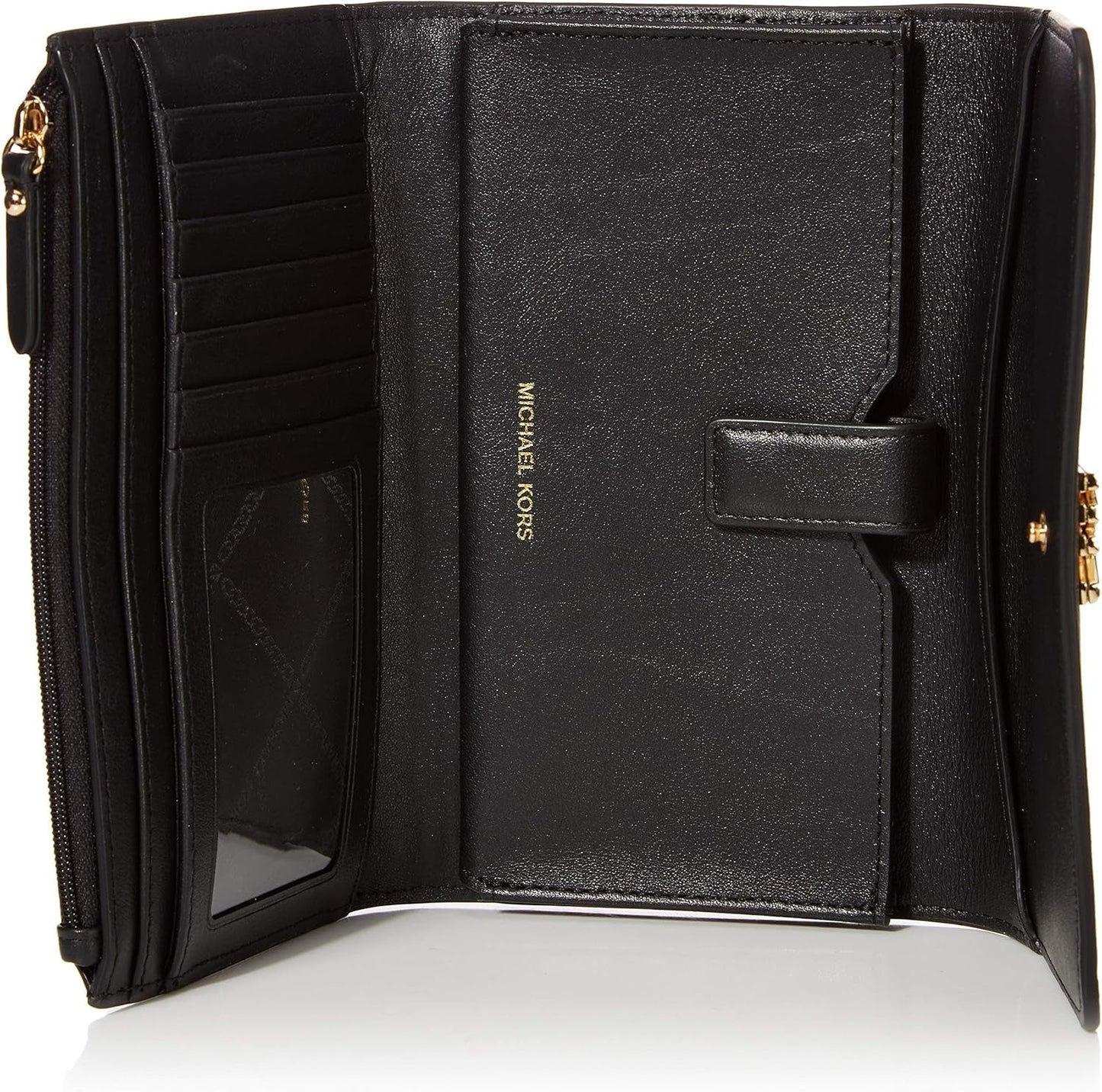 Michael Kors Money Pieces Tarjetero Mujer, Marrón (Equipaje), 2.5x9.5x11.4 cm (L x H) Cartera Mujer Naty Shop