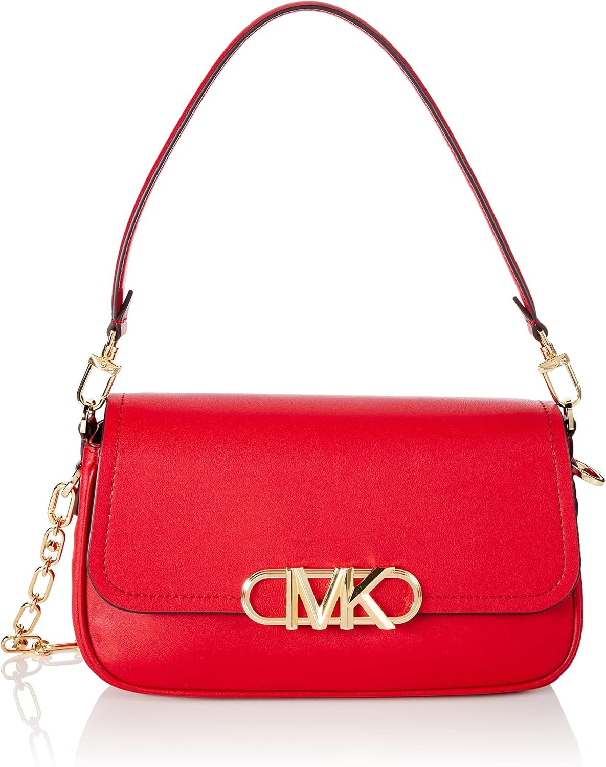 Michael Kors Bolso De Hombro Parker Md Conv Pouchette Mujer Bolsos Naty Shop Crimson