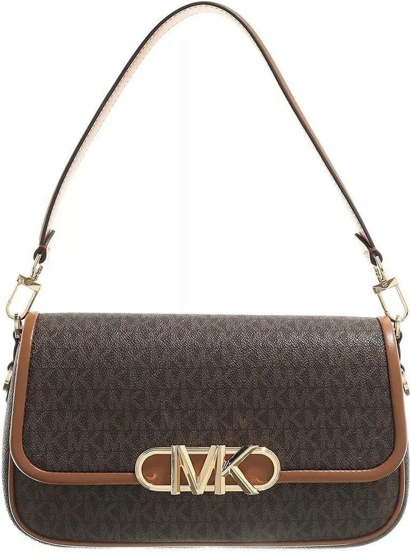 Michael Kors Bolso De Hombro Parker Md Conv Pouchette Mujer Bolsos Naty Shop Brn/Acorn