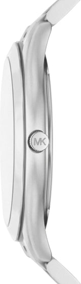 Michael Kors - Reloj Hombre Slim Runway Collection Acero Inoxidable Color Plata MK1060SET Cartera Hombre Naty Shop
