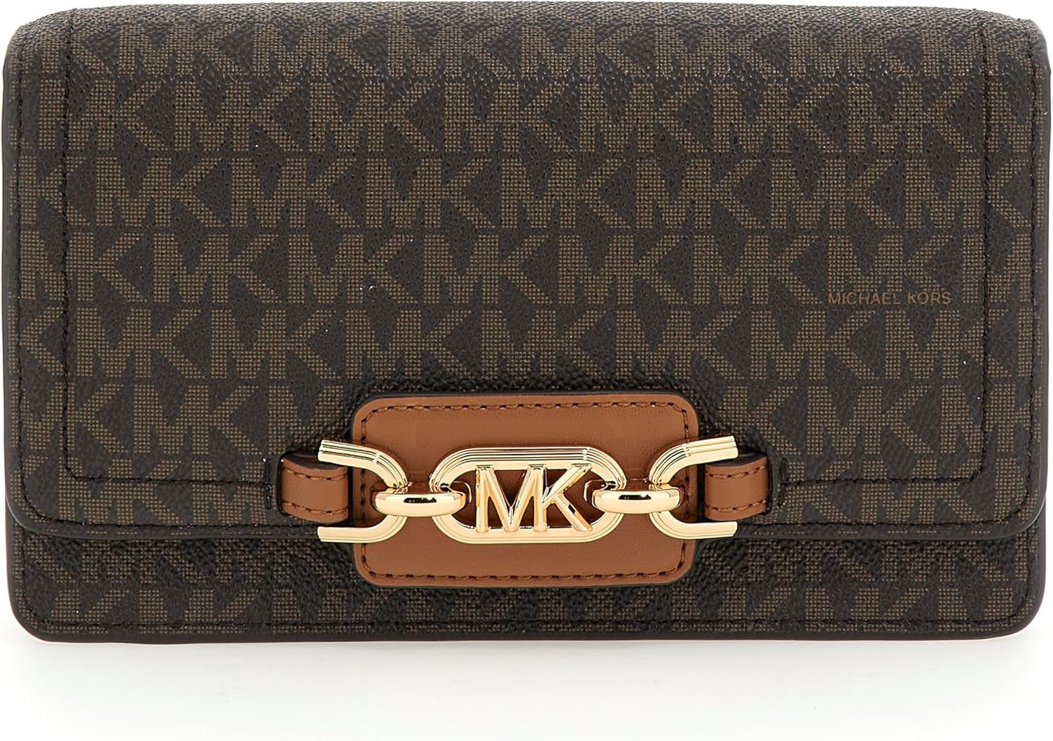 MICHAEL KORS Mujer Bolso Heather PHN CHN XBODY, Marrón Oscuro Mujer Bolsos Naty Shop Default title