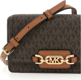 MICHAEL KORS Mujer Bolso Heather PHN CHN XBODY, Marrón Oscuro Mujer Bolsos Naty Shop