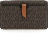 MICHAEL KORS Mujer Bolso Heather PHN CHN XBODY, Marrón Oscuro Mujer Bolsos Naty Shop