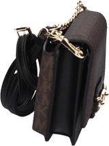 Michael Kors Mujer Sm Phn CHN Xbody Bag, Brown/Blk Bolsos Mujer Naty Shop