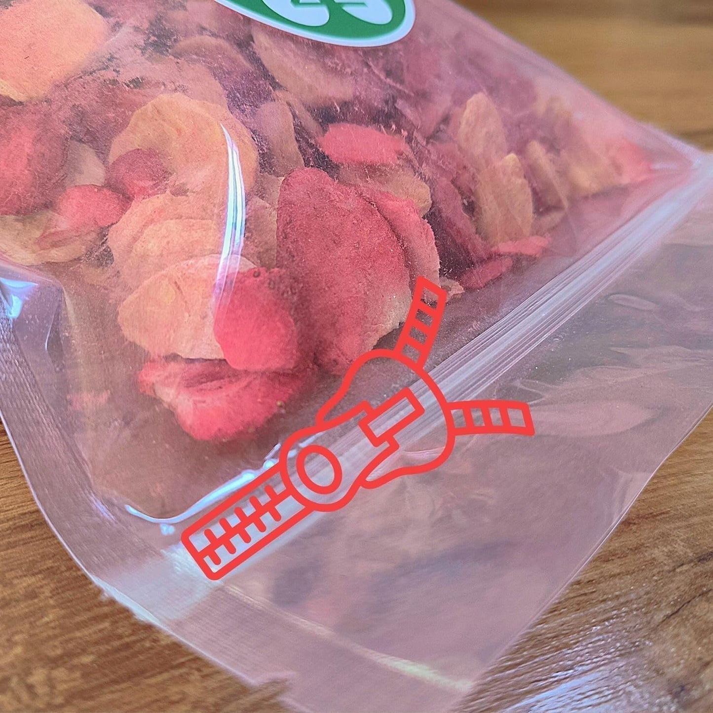 Mix de frutas liofilizadas ErdBana XL 300g | Plátanos liofilizados + fresas liofilizadas Set degustación de frutas liofilizadas | Mix de frutas liofilizadas de fresa y plátano | ZingyZoo Productos deshidratados Naty Shop