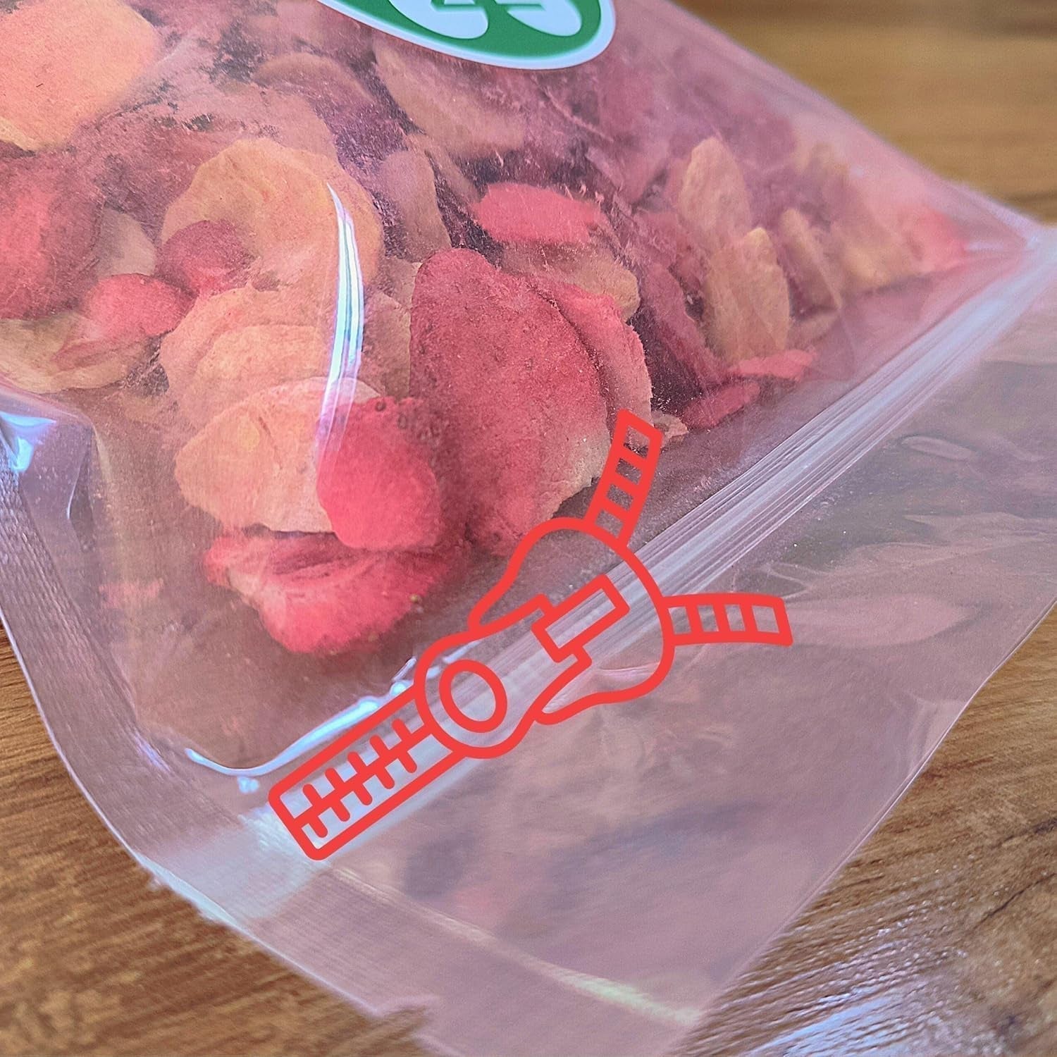 Mix de frutas liofilizadas ErdBana XL 300g | Plátanos liofilizados + fresas liofilizadas Set degustación de frutas liofilizadas | Mix de frutas liofilizadas de fresa y plátano | ZingyZoo Productos deshidratados Naty Shop