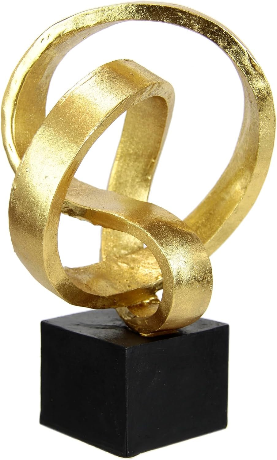 Escultura Deco Moderna Adornos de Arte Imagen 3D Estatua Decoración Moderna Figuras Arte Abstracto Idea de Regalo, Estatuillas y Esculturas de Plata Naty Shop Oro