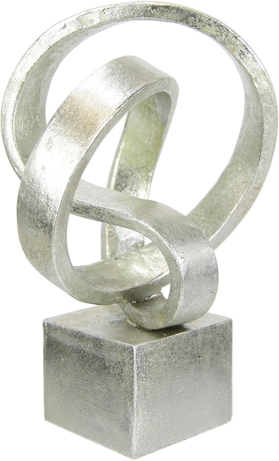 Escultura Deco Moderna Adornos de Arte Imagen 3D Estatua Decoración Moderna Figuras Arte Abstracto Idea de Regalo, Estatuillas y Esculturas de Plata Naty Shop Plata