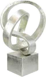 Escultura Deco Moderna Adornos de Arte Imagen 3D Estatua Decoración Moderna Figuras Arte Abstracto Idea de Regalo, Estatuillas y Esculturas de Plata Naty Shop Plata