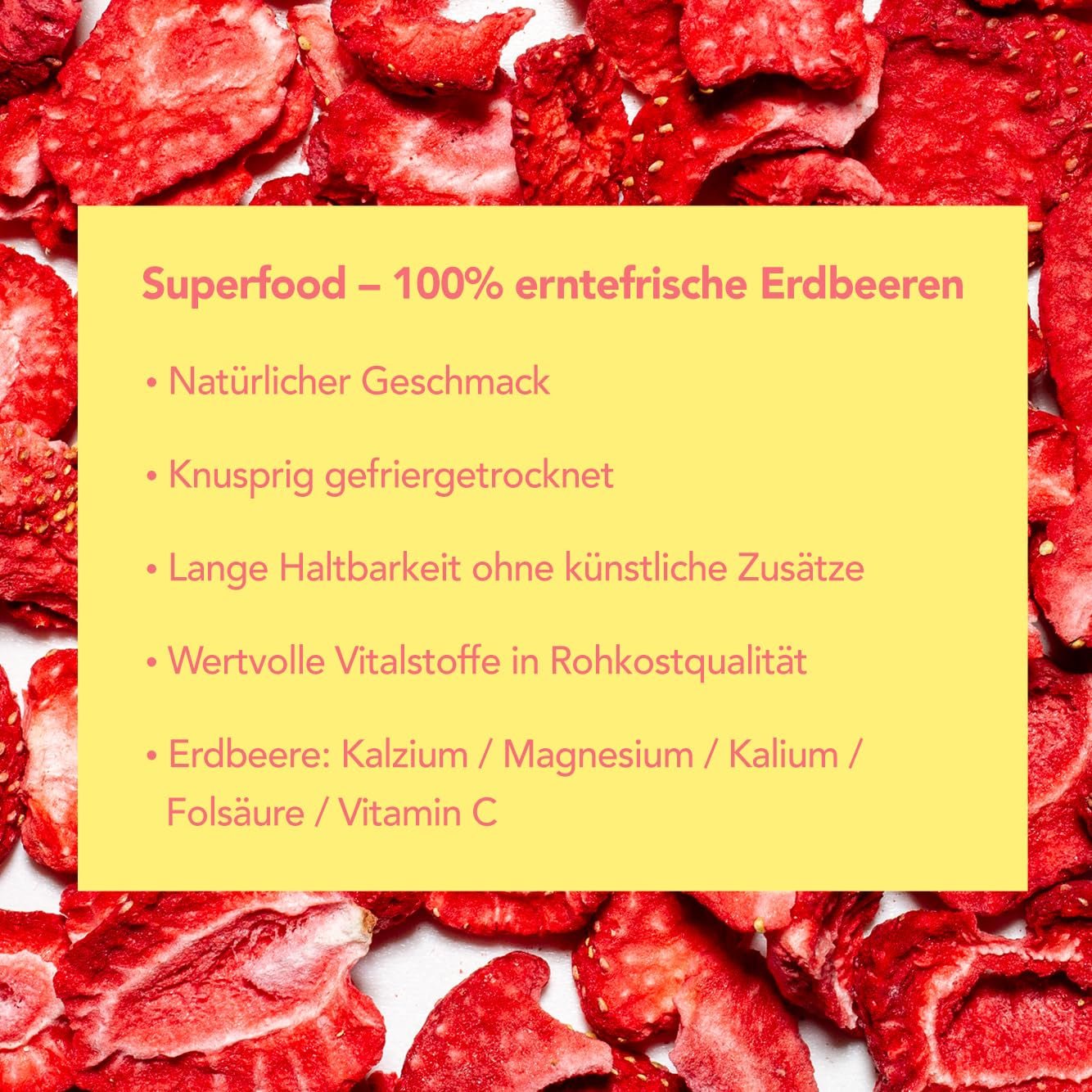 Chips mono liofilizados - Chips de fresa 300g de fresas 100% naturales - frutos tropicales secos - frutos secos de fresa - snack para muesli y postres - chips de fresa Productos deshidratados Naty Shop