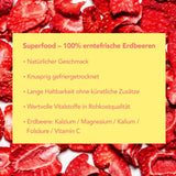 Chips mono liofilizados - Chips de fresa 300g de fresas 100% naturales - frutos tropicales secos - frutos secos de fresa - snack para muesli y postres - chips de fresa Productos deshidratados Naty Shop