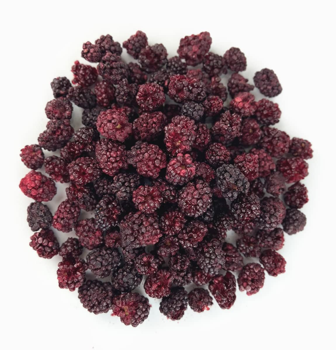 Moras liofilizadas BRIX | Moras naturales, secas 105 g | Premio al Gran Sabor para los frutos secos | Sin OGM, Sin Gluten, Vegano, Vitaminas Retenidas Naty Shop Productos Deshidratados