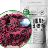 Moras liofilizadas en polvo | 100% fruta liofilizada en polvo Frutos secos naturales sin aditivos | polvo de fruta Frutas liofilizadas mora en polvo Productos deshidratados Naty Shop 100G